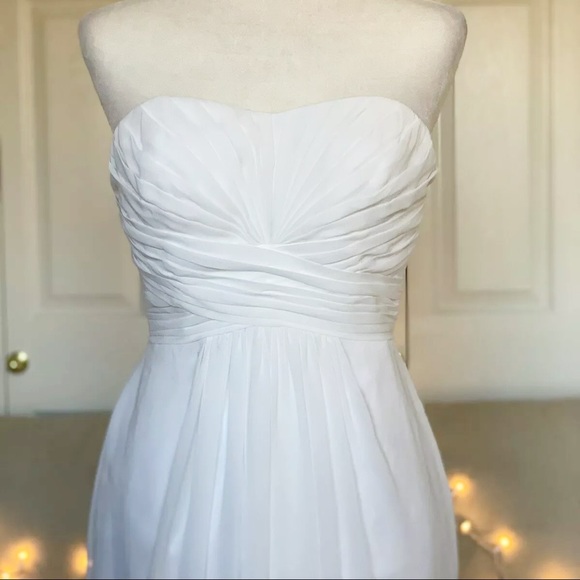 NWOT DB Studio Wedding Dress 4 NEW without tags! Zipper works! Beautiful dress! - Picture 4 of 10